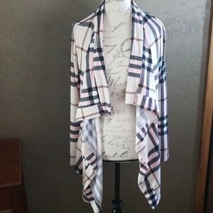 Plaid cardigan